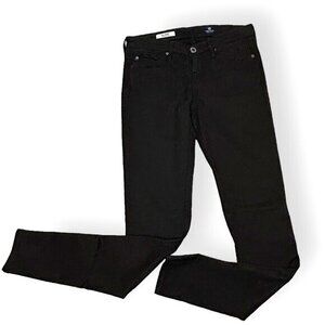 AG Adriano Goldschmied Cigarette Stilt Denim Skinny Jeans Pants in Brown Size 25